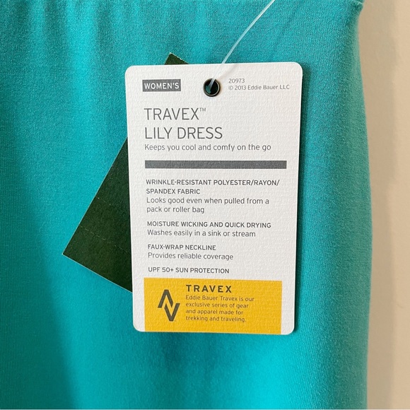 NWT. Eddie Bauer Travex Lily Travel Dress - Picture 9 of 11
